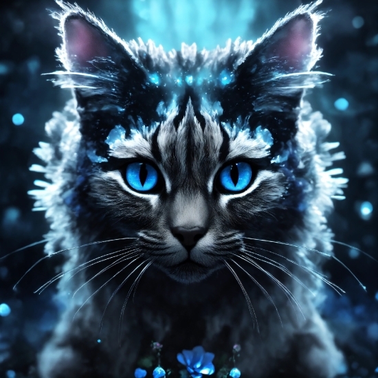 Screen And Webcam Recorder, Cat, Felidae, Nature, Blue, Carnivore