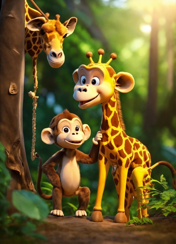 Short Video Maker For Youtube, Giraffidae, Plant, Giraffe, Nature, Organism