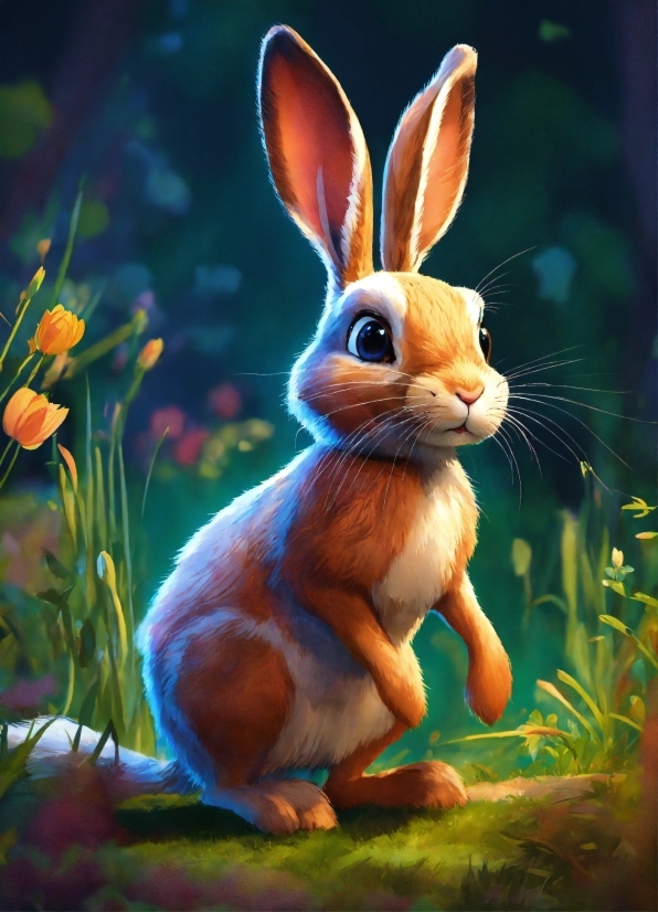 Short Video Maker Online Free, Rabbit, Plant, Natural Environment, Ear, Rabbits And Hares