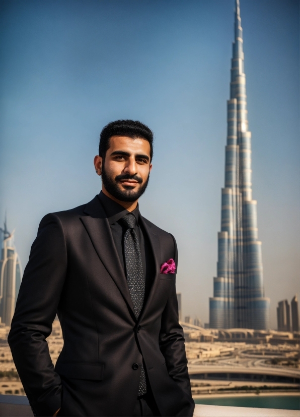 Sky, Dress Shirt, Tower, Skyscraper, Flash Photography, Sleeve