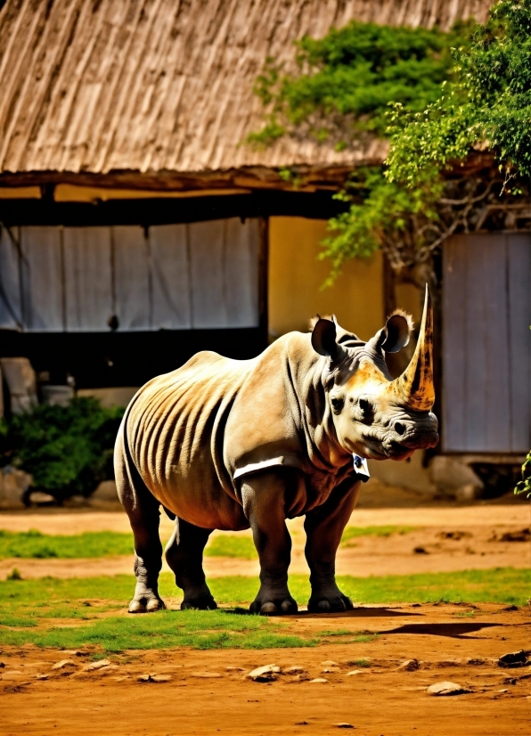 Software To Make Video Presentation, Rhinoceros, Black Rhinoceros, Plant, White Rhinoceros, Fawn