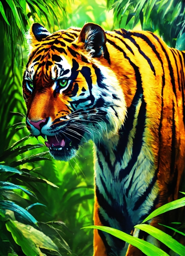 Software Untuk Edit Video, Bengal Tiger, Plant, Siberian Tiger, Tiger, Felidae