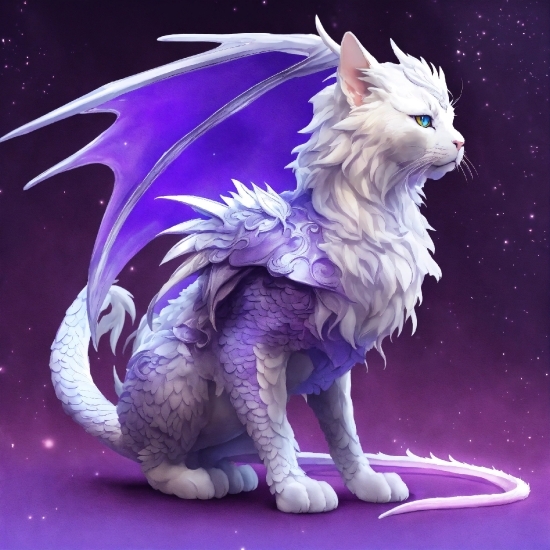 Soloop Video Editor, Mythical Creature, Purple, Violet, Felidae, Toy