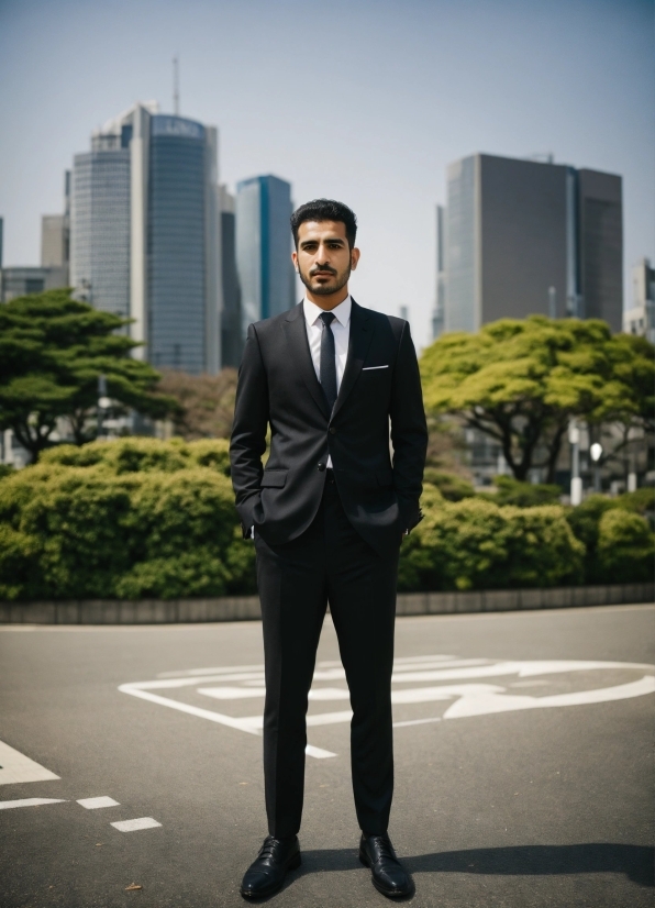 The Range Canvas, Footwear, Building, Sky, Dress Shirt, Plant