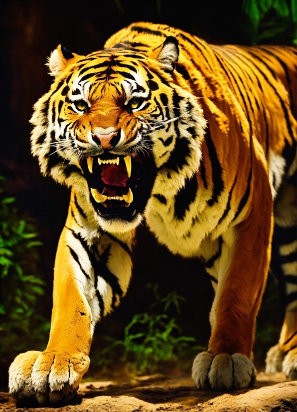 Tiktok Creator Content, Bengal Tiger, Siberian Tiger, Tiger, Vertebrate, Nature