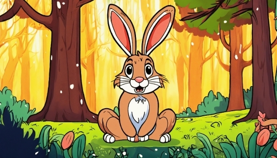 Top Free Editing Apps, Cartoon, Vertebrate, Nature, Natural Environment, Rabbit