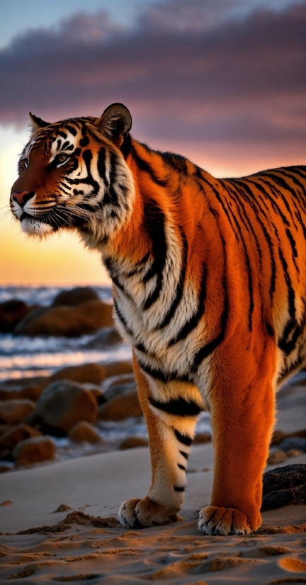 Trim Video Software For Pc, Bengal Tiger, Siberian Tiger, Tiger, Water, Felidae