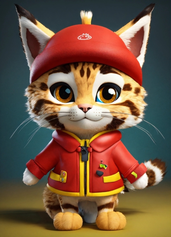 Video And Audio Editing App, Cartoon, Felidae, Costume Hat, Whiskers, Cat