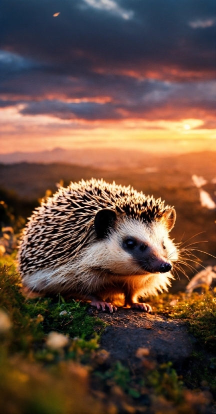 Video Maker App Online, Sky, Hedgehog, Cloud, Domesticated Hedgehog, Erinaceidae