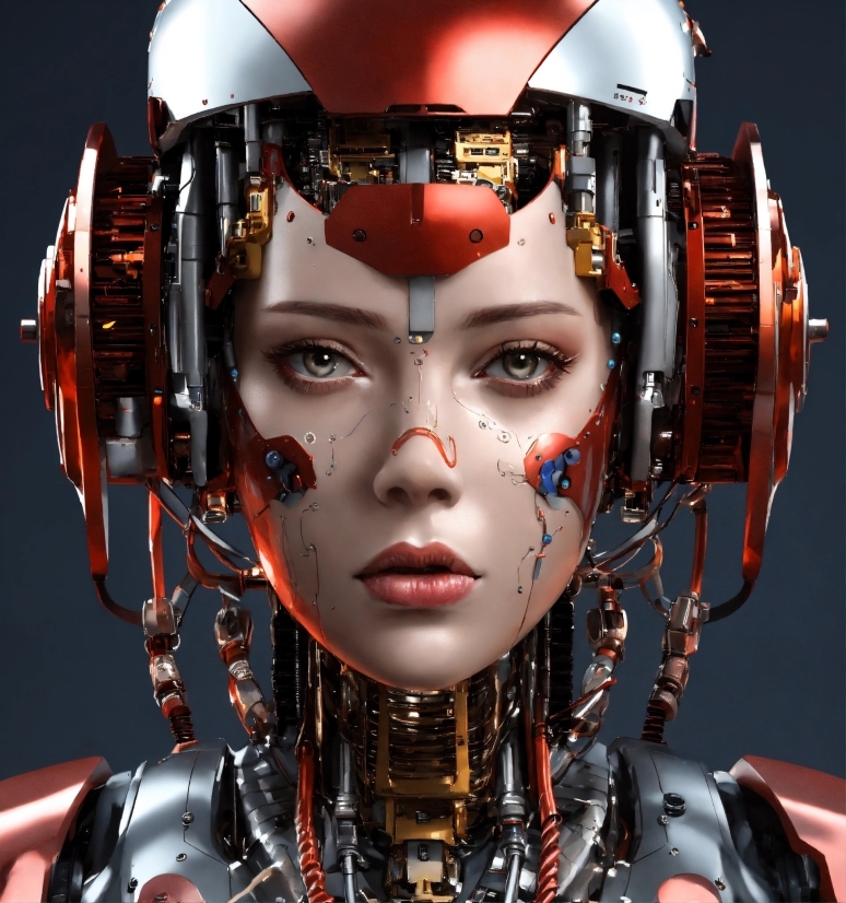 Video Maker With Song And Photos Online, Head, Helmet, Cartoon, Red, Eyelash