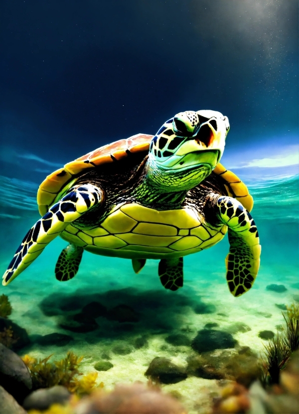 Videopad Video Editor, Water, Natural Environment, Organism, Underwater, Turtle