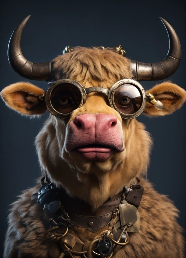 Vimeo Video Creator, Vertebrate, Eyewear, Working Animal, Mammal, Bull