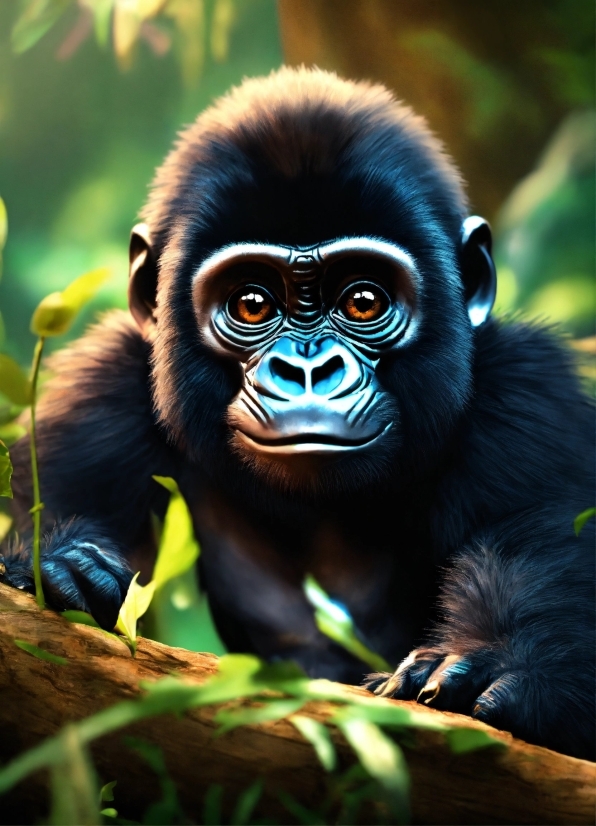 Vn Editor App, Head, Primate, Eye, Vertebrate, Leaf