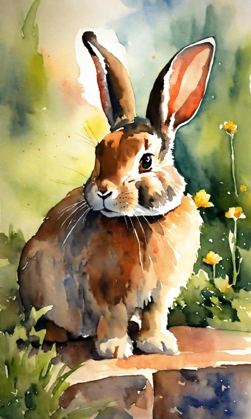 Wondershare Online Video Editor, Rabbit, Plant, Rabbits And Hares, Painting, Hare