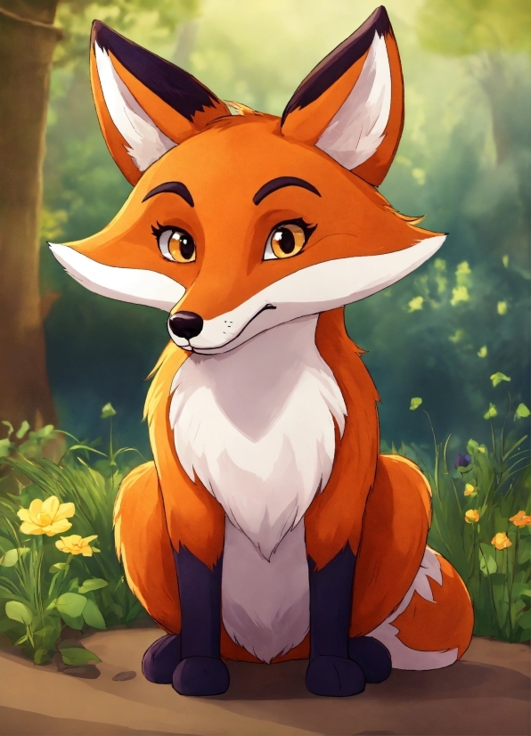 Xilisoft Video Converter Ultimate, Plant, Vertebrate, Red Fox, Cartoon, Orange