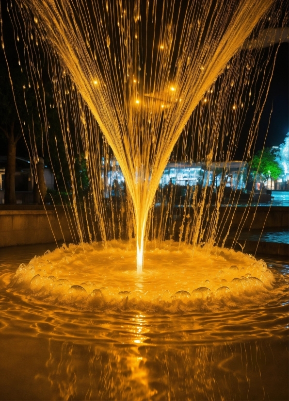 Ai Art With Photo, Plant, Water, Fountain, Tree, Arecales