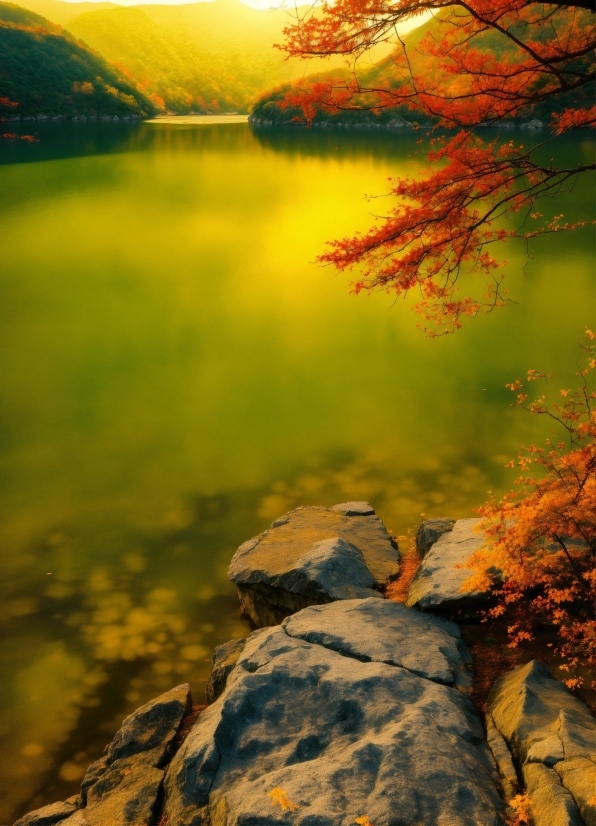 Artificial Intelligence Brain Computer Interface, Water, Plant, Light, Nature, Leaf