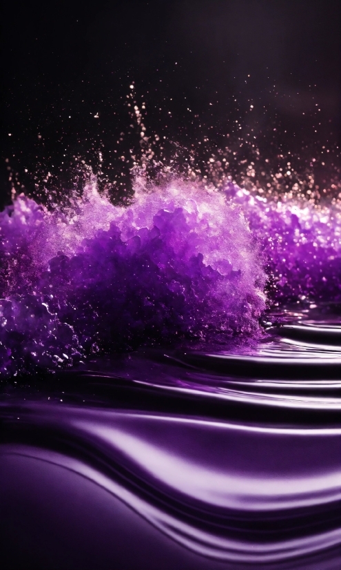 Dall E 2 Image, Water, Liquid, Hood, Automotive Lighting, Purple