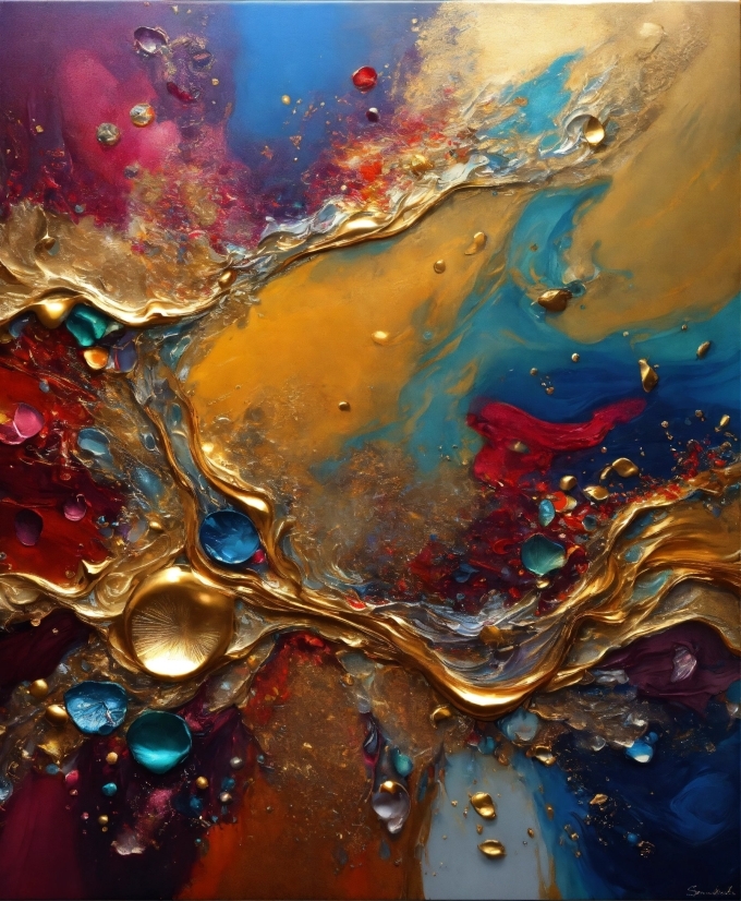 First Use Of Artificial Intelligence, Liquid, Water, World, Fluid, Paint