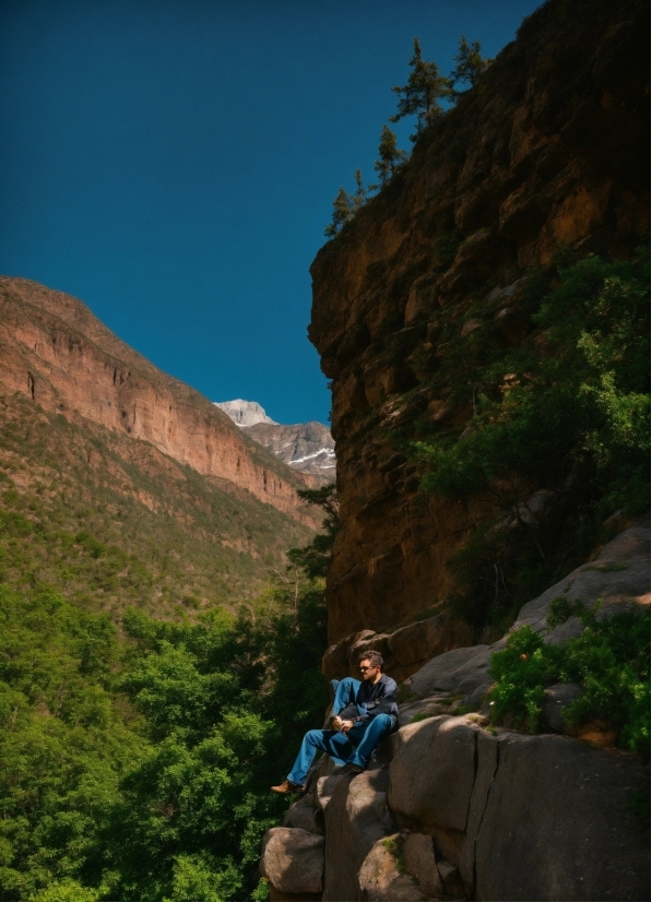 Gigapixel Ai Mac, Plant, Sky, Plant Community, Mountain, Bedrock