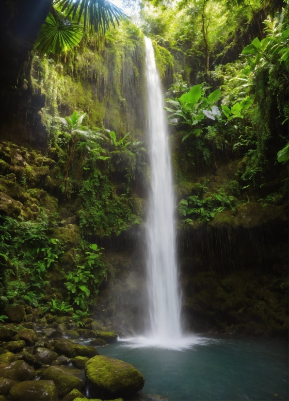 Google Ai Generated Images, Water, Plant, Water Resources, Ecoregion, Fluvial Landforms Of Streams