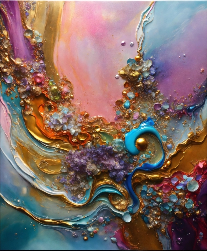 Image Ai Google, Liquid, Purple, Fluid, Art, Pattern