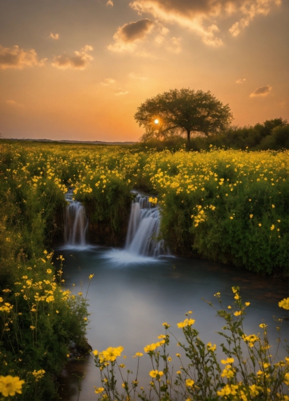 Lr Photo Editing, Flower, Cloud, Water, Plant, Sky