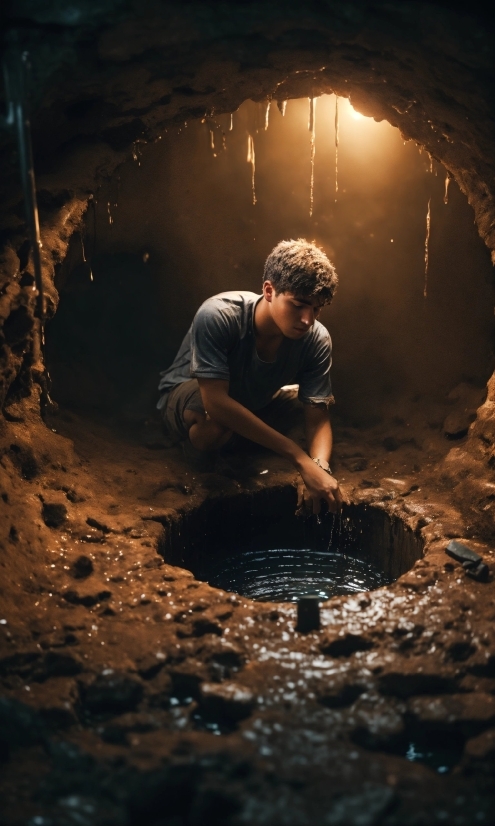 Open Source Ai, Flash Photography, Darkness, Hat, Soil, Heat