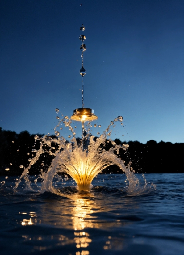 Oracle Cloud Ai, Water, Sky, Liquid, Fountain, Nature