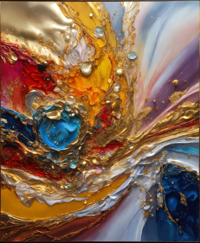 Top Ai Apps, Liquid, Paint, Amber, Art Paint, Fluid