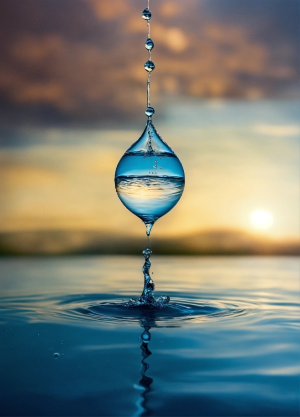 Water, Liquid, Water Resources, Sky, Cloud, Blue