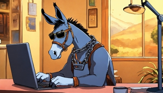 Adobe Illustrator Designs, Horse, Street Light, Laptop, Art, Working Animal