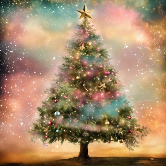 Adobe Illustrator Is Free, Christmas Tree, Atmosphere, Sky, Photograph, World