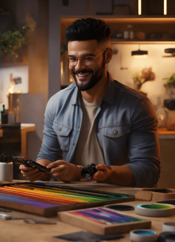 Aesthetic Dark Wallpaper, Smile, Table, Eyewear, Automotive Design, Plant