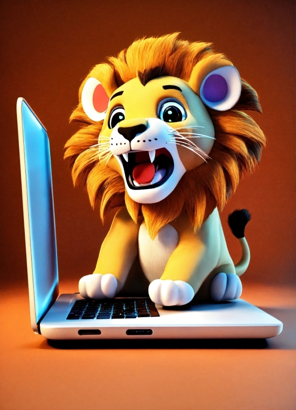 Ai Generated Stock Images, Smile, Facial Expression, Computer, Personal Computer, Felidae