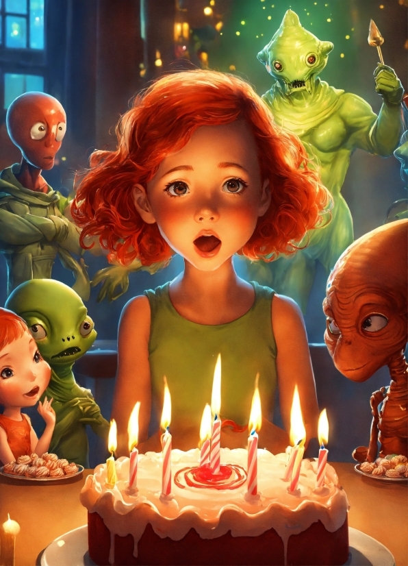 Alien Pictures Posters, Candle, Birthday Candle, Food, Organ, Lighting