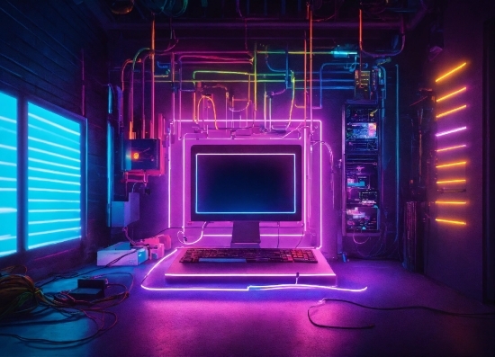 Anatomy Stock Photos, Computer, Personal Computer, Purple, Peripheral, Entertainment