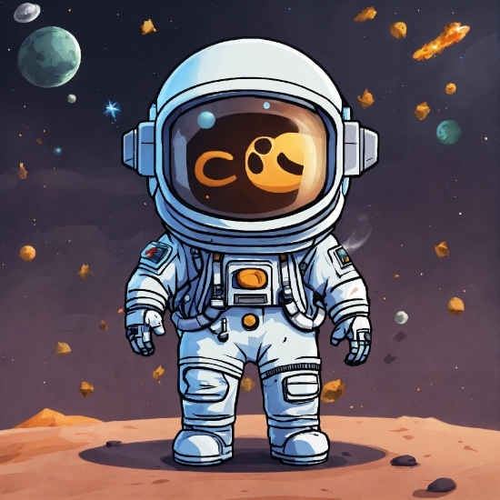 Angry Cat Vector, Astronaut, Cartoon, Gesture, Art, Font