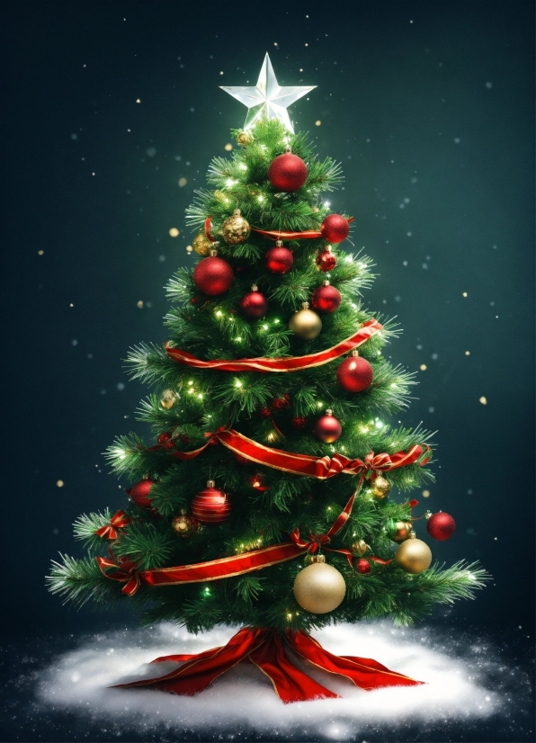 Art And Its Visual, Christmas Tree, Plant, Christmas Ornament, Sky, Nature