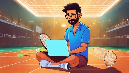 Award Winning Web Design Agency, Racketlon, Racquet Sport, Cartoon, Leisure, Eyewear