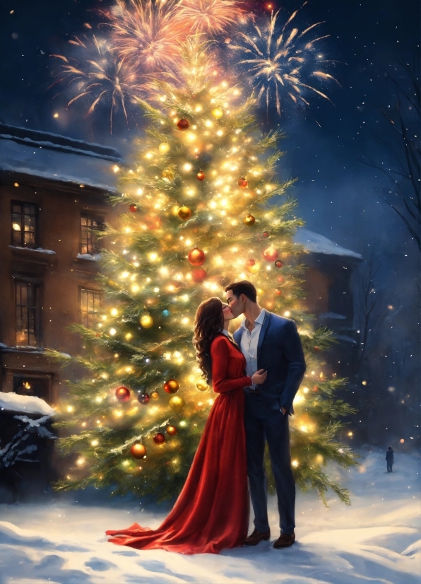 Backgrounds For Church Flyers, Photograph, Fireworks, Snow, Christmas Tree, People In Nature