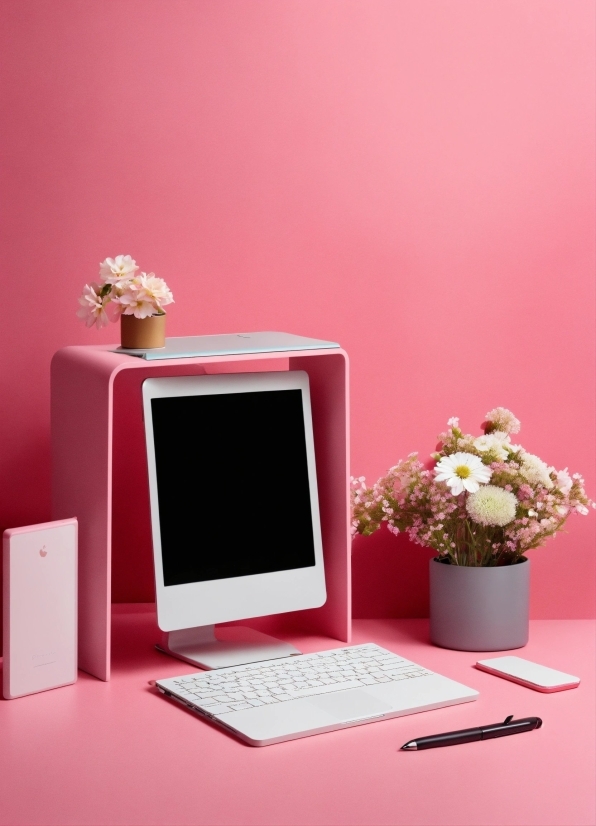 Beautiful Stock Images, Computer, Furniture, Personal Computer, Plant, Computer Desk