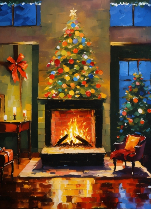 Best Drawing App For Phone, Christmas Tree, Property, Building, Light, Lighting