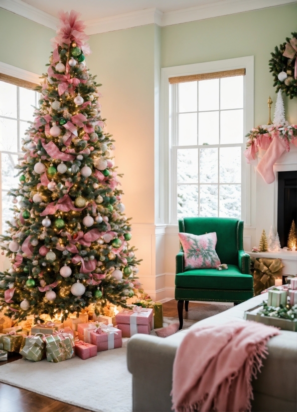 Best Motion Graphics, Christmas Tree, Property, Green, Plant, Window