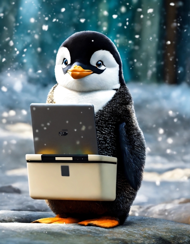 Birthday Images, Vertebrate, Snow, Penguin, Toy, Freezing