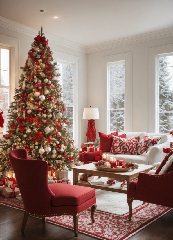 Black Canadian Visual Artists, Christmas Tree, Property, Furniture, Plant, Decoration