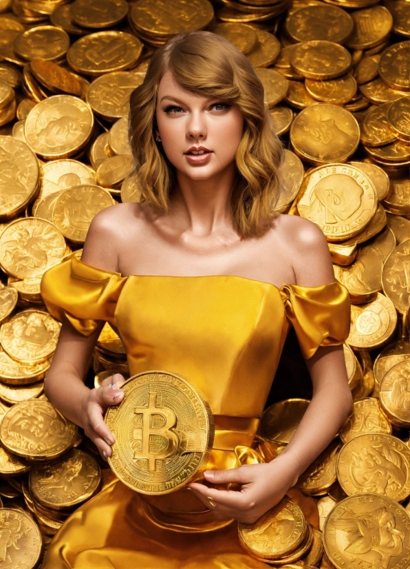 Celebrity Copyright Free Images, Photograph, Yellow, Wood, Coin, Saving