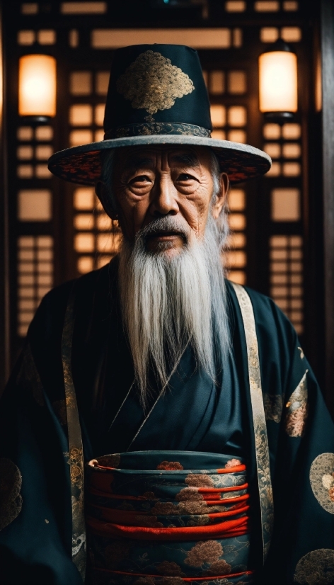 Chin, Hat, Beard, Human, Facial Hair, Costume Hat