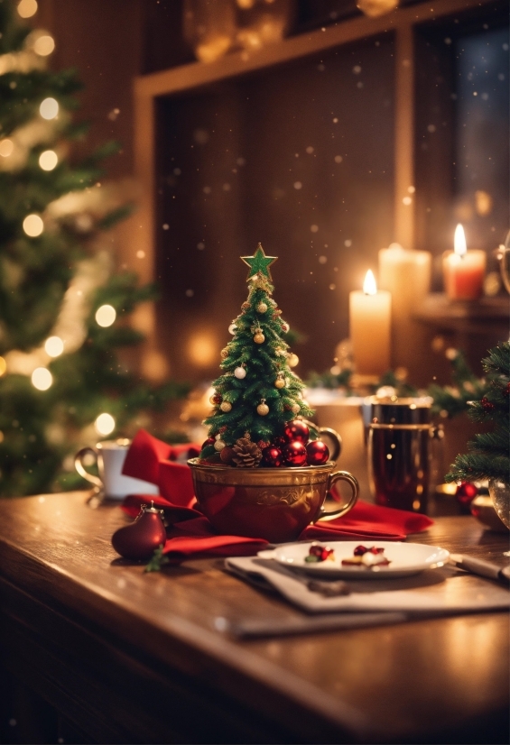 Christmas Tree, Christmas Ornament, Candle, Holiday Ornament, Ornament, Tree