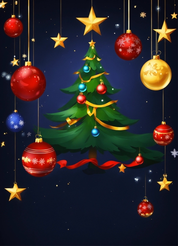 Christmas Tree, Christmas Ornament, Light, Nature, Holiday Ornament, Lighting